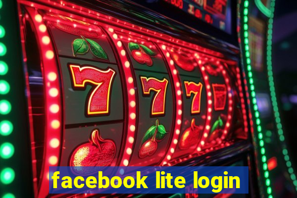 facebook lite login